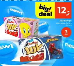 Dealz Jajka Kinder Joy Looney Tunes 3-pak oferta