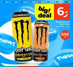 Dealz Napój energetyczny Monster Rehab Tea + Peach oferta