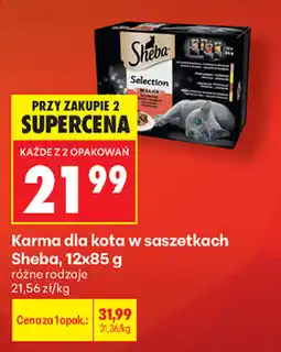 Biedronka Karma dla kota w saszetkach Sheba oferta