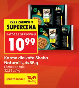 Biedronka Karma dla kota Sheba Natural's oferta