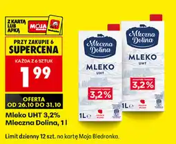 Biedronka Mleko UHT Mleczna Dolina oferta