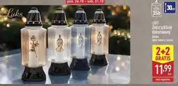 ALDI LUKS Znicz szklany dekorowany oferta