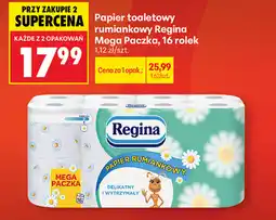 Biedronka Papier toaletowy rumiannkowy Regina Mega Paczka oferta
