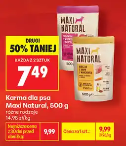 Biedronka Karma dla psa Maxi Natural oferta