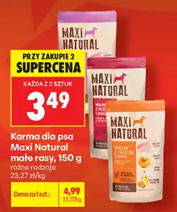 Biedronka Karma dla psa Maxi Natural małe rasy oferta