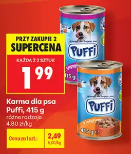 Biedronka Karma dla psa Puffi oferta