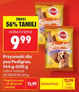 Biedronka Przysmaki dla psa Pedigree oferta