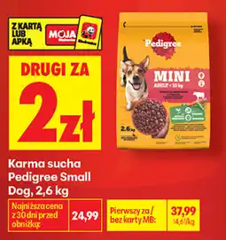 Biedronka Karma sucha Pedigree Small Dog oferta