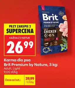 Biedronka Karma dla psa Brit Premium by Nature oferta