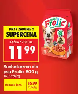 Biedronka Sucha karma dla psa Frolic oferta