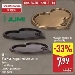 ALDI JUMI Podkładka pod znicze serce oferta