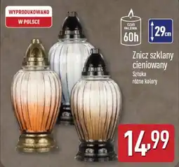 ALDI Znicz szklany cieniowany oferta