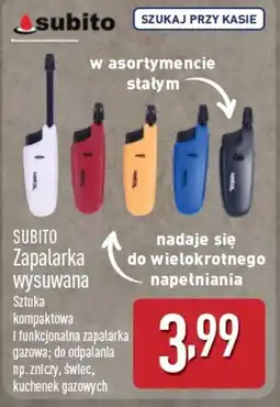 ALDI Zapalarka wysuwana Subito oferta