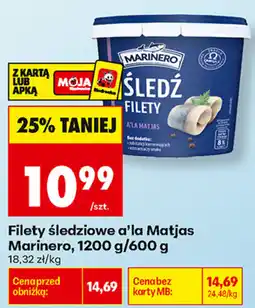 Biedronka Filety śledziowe a'la Matjas Marinero oferta