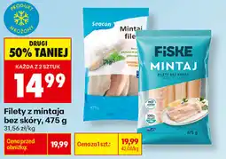 Biedronka Filety z mintaja bez skóry oferta