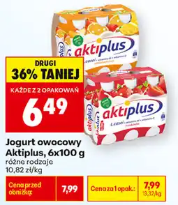 Biedronka Jogurt owocowy Aktiplus oferta