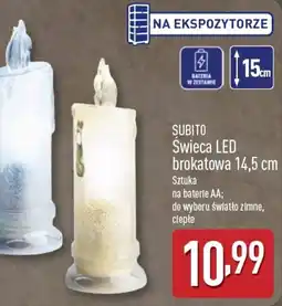 ALDI Świeca LED brokatowa oferta