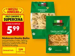 Biedronka Makaron Gusto Bello oferta