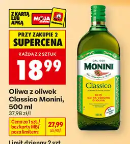 Biedronka Oliwa z oliwek Classico Monini oferta