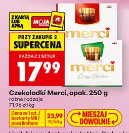 Biedronka Czekoladki Merci oferta