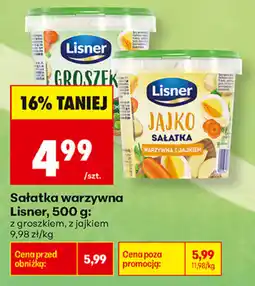Biedronka Sałatka warzywna Lisner oferta