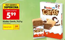 Biedronka Kinder Cards oferta