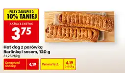 Biedronka Hot dog z parówką Berlinką i sosem oferta