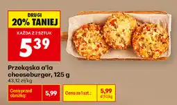 Biedronka Przekąska a'la cheeseburger oferta
