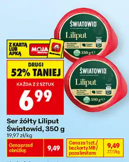 Biedronka Ser żółty Liliput Światowid oferta