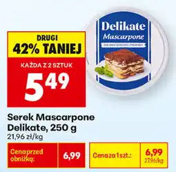 Biedronka Serek Mascarpone Delikate oferta