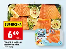 Biedronka Fileciki z łososia Marinero Kids oferta