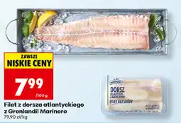 Biedronka Filet z dorsza atlantyckiego z Grenlandii Marinero oferta