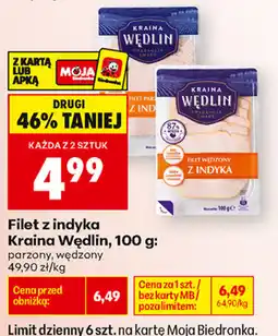 Biedronka Filet z indyka Kraina Wędlin oferta