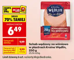 Biedronka Schab wędzony na wiśniowo Kraina Wędlin oferta
