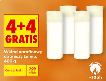 Wkład parafinowy do zniczy Lumia