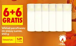 Biedronka Wkład parafinowy do zniczy Lumia oferta
