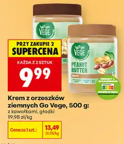 Biedronka Krem z orzeszków ziemnych Go Vege oferta