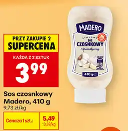 Biedronka Sos czosnkowy Madero oferta