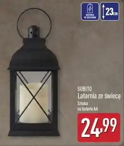 ALDI Latarnia ze świecą Sztuka oferta