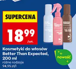 Biedronka Kosmetyki do włosów Better Than Expected oferta