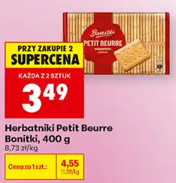 Biedronka Herbatniki Petit Beurre Bonitki oferta