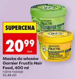 Biedronka Maska do włosów Garnier Fructis Hair Food oferta