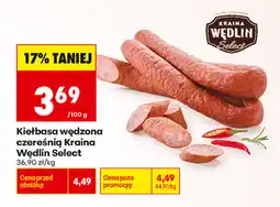 Biedronka Kiełbasa wędzona czereśnią Kraina Wędlin Select oferta