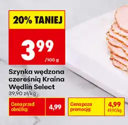Biedronka Szyinka wędzona czereśnią Kraina Wędlin Select oferta
