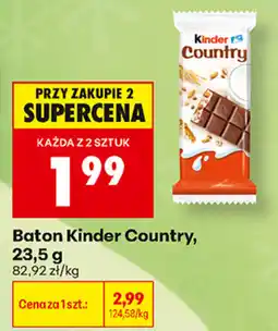 Biedronka Baton Kinder Country oferta