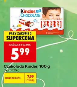 Biedronka Czekolada Kinder oferta