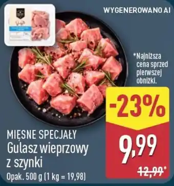 Gulasz wieprzowy z szynki