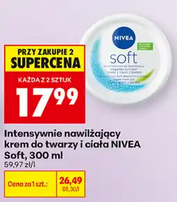 Biedronka Intensywnie nawilżający krem do twarzy i ciała NIVEA Soft oferta