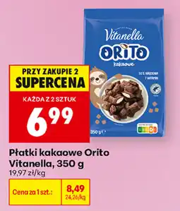 Biedronka Płatki kakaowe Orito Vitanelle oferta