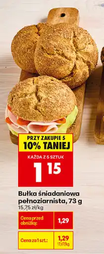 Biedronka Bułka śniadaniowa pełnoziarnista oferta
